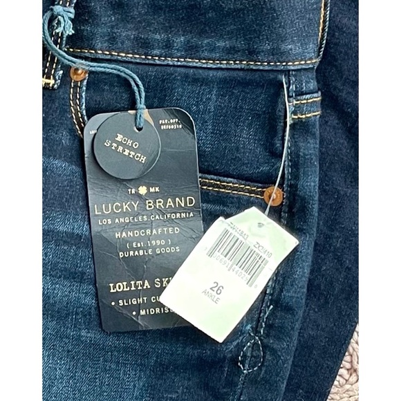 NWT Lucky Brand's Lolita skinny jeans - 26 ankle - Picture 6 of 6